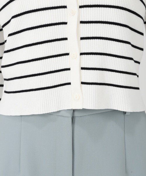 「MISCH MASCH」 カーディガン フリ- アイボリー レディース_画像9