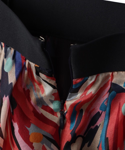 「ANAYI」 フレアスカート 36 ネイビー レディース_画像5