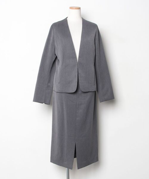 「haco!」 セットアップ MEDIUM グレー レディース_画像3