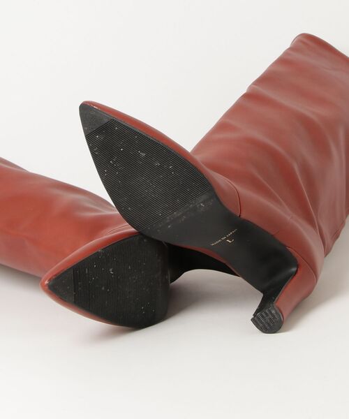 「MAMIAN」 ロングブーツ L レンガ レディース_画像3