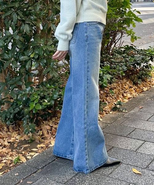 archives（アルシーヴ） ワイドパンツ ジーンズ デニム デニムパンツ 