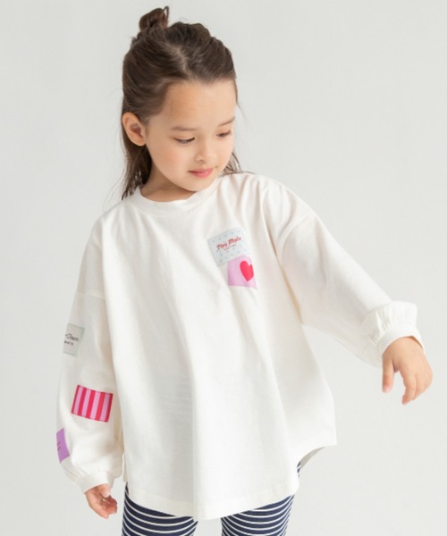 DRC branshes tシャツ 「WEB限定/DRC」ワッペン長袖Tシャツ キッズ