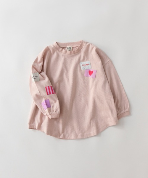DRC branshes tシャツ 「WEB限定/DRC」ワッペン長袖Tシャツ キッズ
