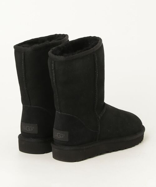 UGG 防水スエードショートブーツ ブラック UGG Australia（アグオーストラリア） 「UGG」 ショートブーツ 23