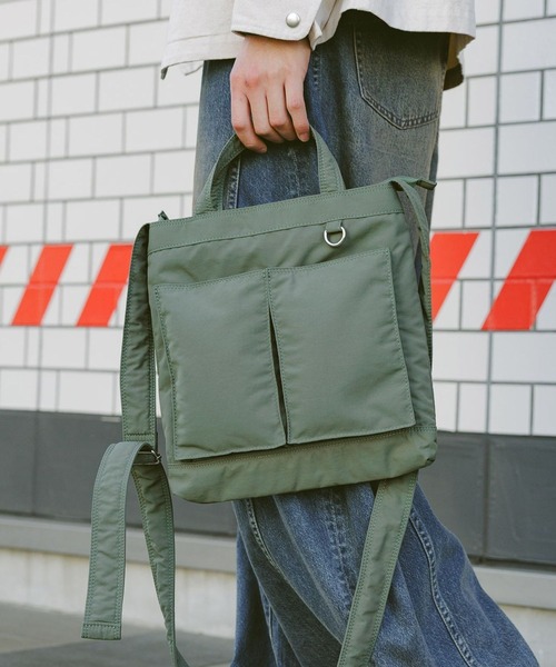 RAGEBLUE（レイジブルー） ショルダーバッグ 2WAY DOUBLE POCKET