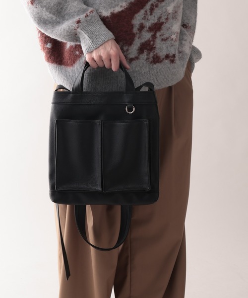 RAGEBLUE（レイジブルー） ショルダーバッグ 2WAY DOUBLE POCKET