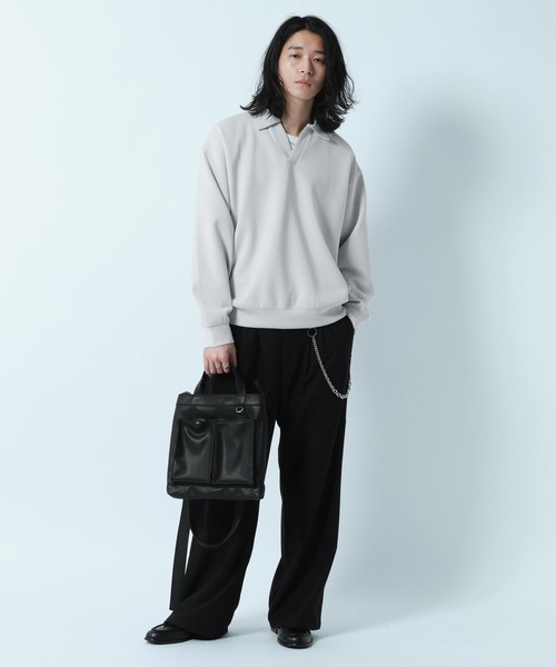 ブラック 2 WAY ショルダーバッグ~~~ RAGEBLUE（レイジブルー） ショルダーバッグ 2WAY DOUBLE POCKET