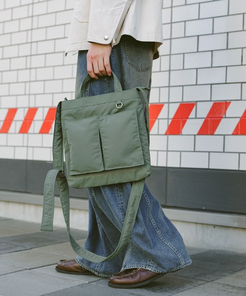 RAGEBLUE（レイジブルー） ショルダーバッグ 2WAY DOUBLE POCKET