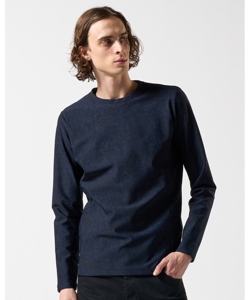 wjk 長袖Tシャツ LARGE ネイビー メンズ : ZOZOTOWN Yahoo!店 - 通販