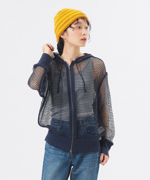 【新品タグ付】ビッグメッシュフーディー BEAMS BOY（ビームス ボーイ） tシャツ 「5/7再値下げ」ビッグ