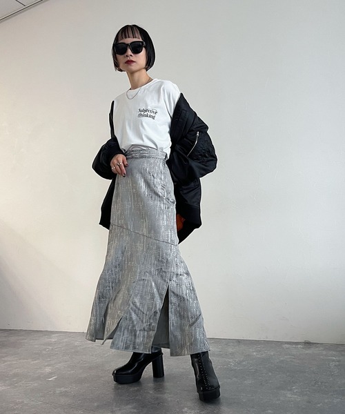 「PAGEBOY」 フレアスカート FREE オフホワイト レディース_画像5