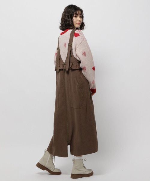 niko and... ブラウン サロペットmisayo ジャンパースカート niko and…（ニコアンド） サロペットスカート MEDIUM ブラウン
