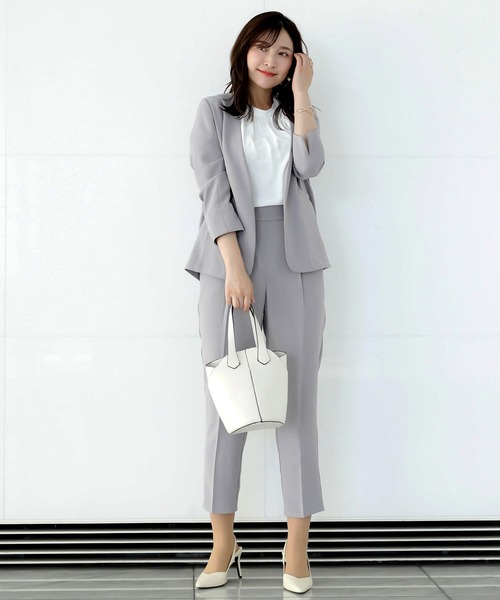 「Emilyan」 パンツスーツ M チャコールグレー レディース_画像3