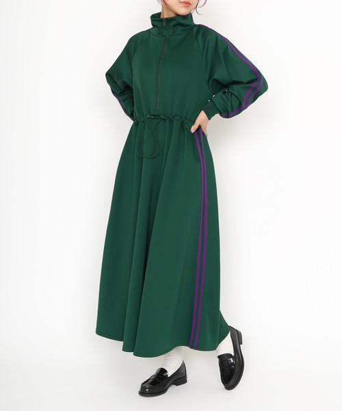 「PUNYUS」 長袖ワンピース 4 ブラック レディース_画像9