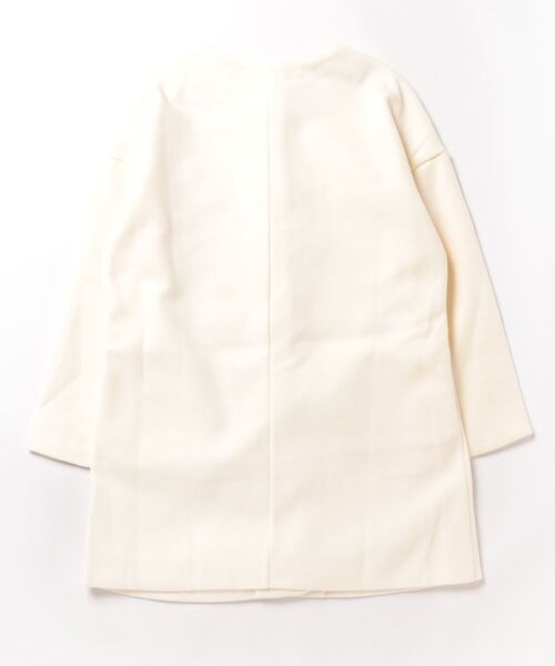 「LAUTRE COTE」 ノーカラーコート LARGE ブラック レディース_画像2