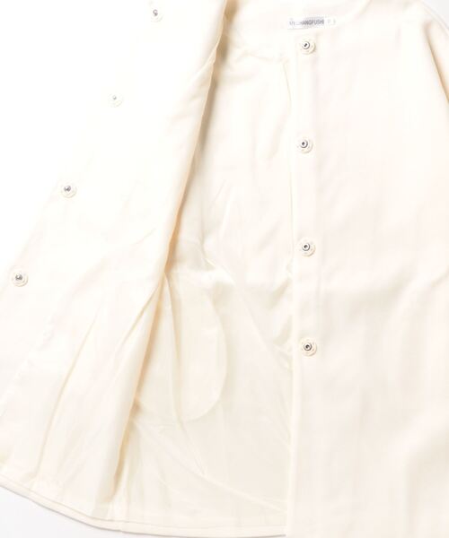 「LAUTRE COTE」 ノーカラーコート LARGE ブラック レディース_画像3