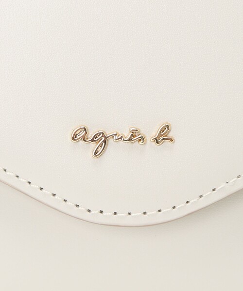 agnes b.（アニエスベー） 財布 レザー 三つ折り ウォレット ”ava