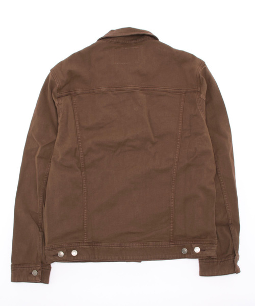 「Guess」 デニムジャケット LARGE ブラウン メンズ_画像2