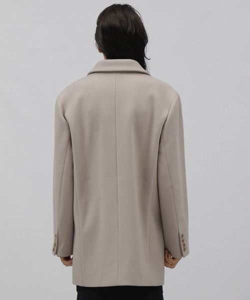 「LAKOLE」 チェスターコート SMALL ダークブラウン レディース_画像9
