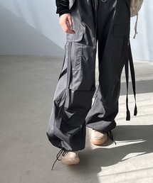 「chuclla」 カーゴパンツ S ダークグレー レディースの画像3