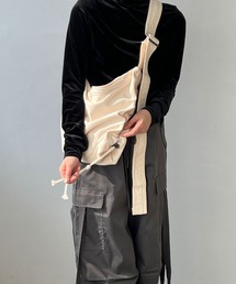 「chuclla」 カーゴパンツ S ダークグレー レディースの画像4