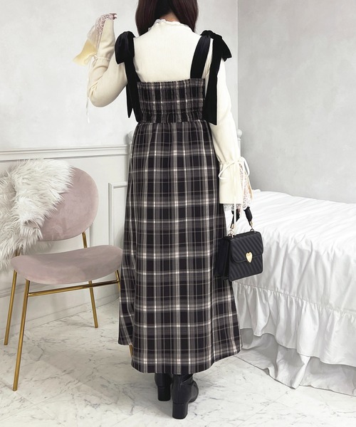 「apres jour」 キャミソールワンピース X-LARGE ボルドー レディース_画像4