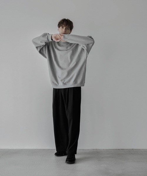 「remer」 スウェットカットソー SMALL ブラック メンズ_画像2