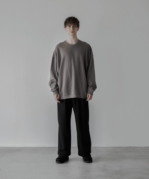 「remer」 スウェットカットソー SMALL ブラック メンズ_画像7