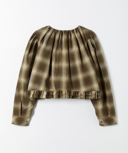 「leinwande」 長袖ブラウス FREE ブラウン レディース_画像3