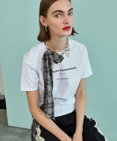 tシャツ Exeperience Logo T-shirts/exeperienceロゴＴシャツ レディースの画像