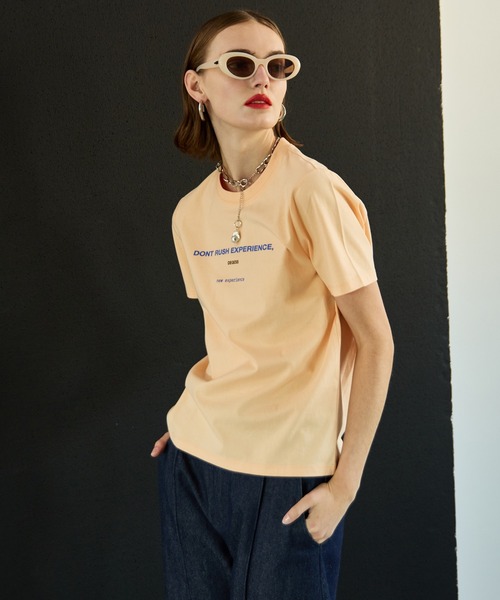 tシャツ Exeperience Logo T-shirts/exeperienceロゴＴシャツ レディースの画像
