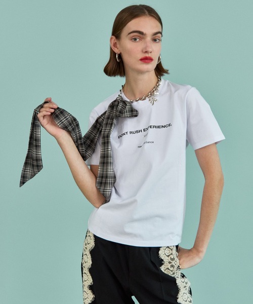 tシャツ Exeperience Logo T-shirts/exeperienceロゴＴシャツ レディースの画像