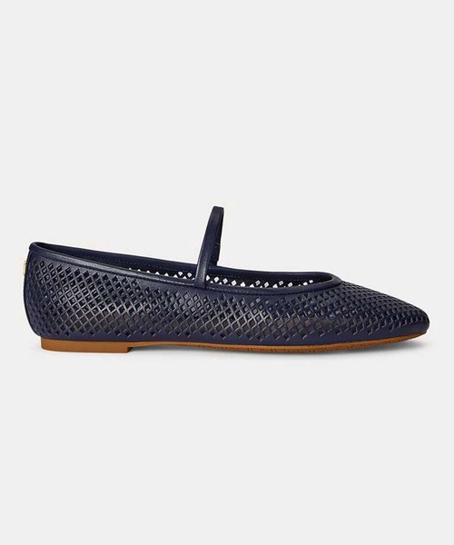 美品★ラルフローレン バレエ　フラットシューズ パンプス 紫 LAUREN RALPH LAUREN（ローレン ラルフローレン） バレエシューズ