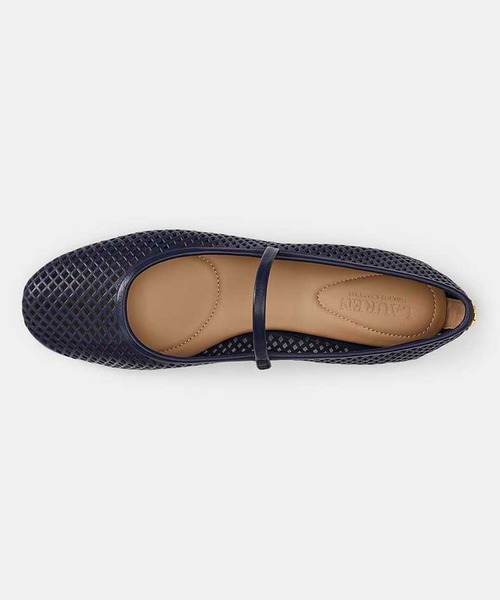 美品★ラルフローレン バレエ　フラットシューズ パンプス 紫 LAUREN RALPH LAUREN（ローレン ラルフローレン） バレエシューズ