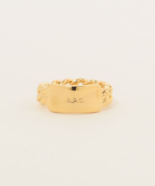 A.P.C. Darwin アーペーセー リング ゴールド アクセサリー A.P.C.（アーペーセー） 指輪 リング BAGUE DARWIN レディース
