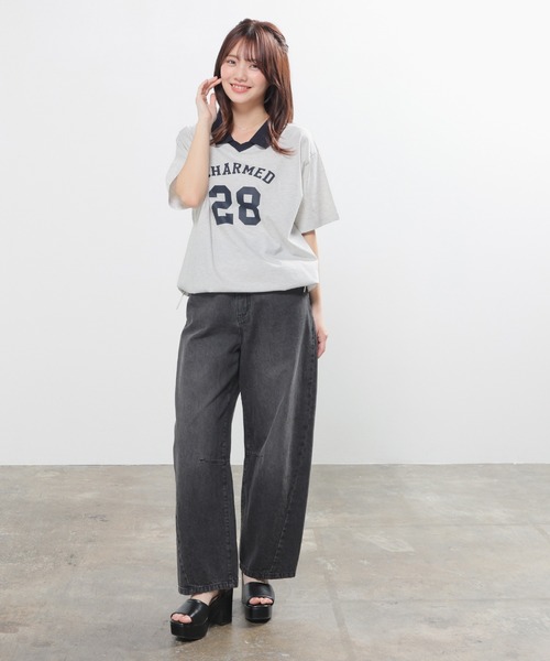 Honeys（ハニーズ） tシャツ 半袖 「UVカット」衿付Tシャツ