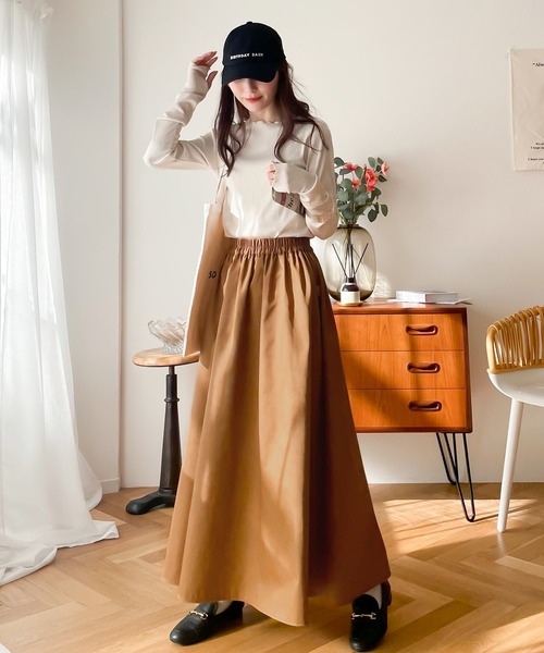「Java」 ロングスカート X-LARGE ベージュ レディース_画像2