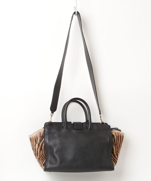 「SAINT LAURENT PARIS」 ダウンタウンカバス 2WAYバッグ - ブラック レディース_画像2