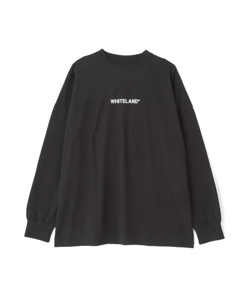 「WHITELAND」 長袖Tシャツ SMALL ホワイト メンズ_画像2