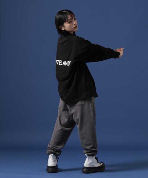 「WHITELAND」 長袖Tシャツ SMALL ホワイト メンズ_画像8