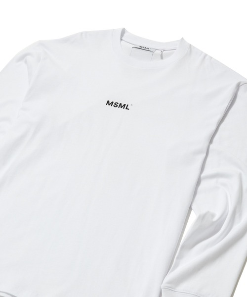 「MSML」 長袖Tシャツ M ホワイト メンズ_画像4