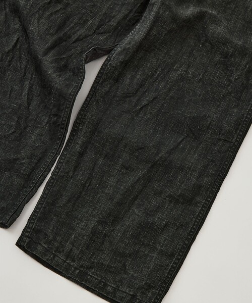 スラックス 「orSlow/オアスロウ」WWII 40S U.S NAVY SUMI COATED LINEN UTILITY TROUSERS メンズの画像