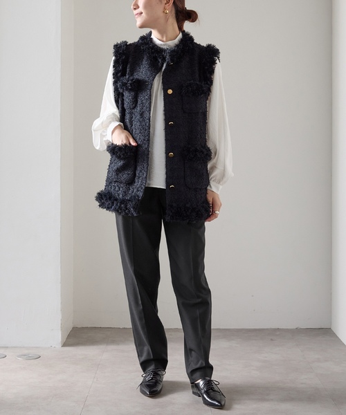 「VERMEIL par iena」 ズボン下 38 黒いこと レディース