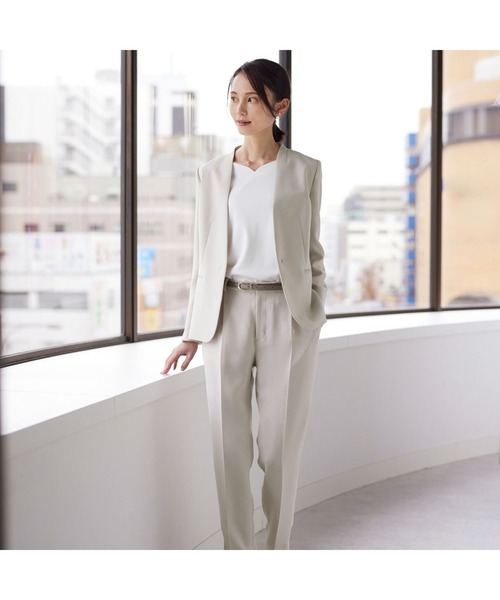 「AOYAMA」 「ANCHOR 」半袖カットソー L ホワイト レディース_画像2