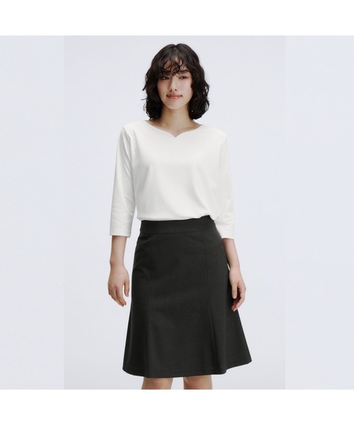 「AOYAMA」 「ANCHOR 」半袖カットソー L ホワイト レディース_画像3