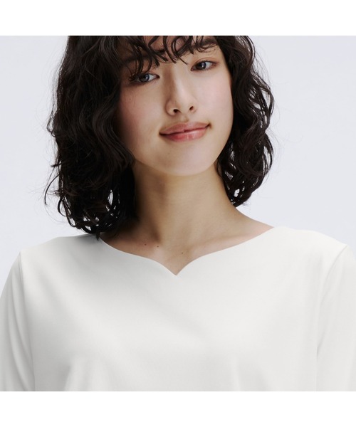 「AOYAMA」 「ANCHOR 」半袖カットソー L ホワイト レディース_画像6