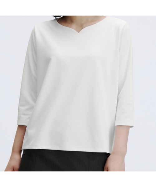 「AOYAMA」 「ANCHOR 」半袖カットソー L ホワイト レディース_画像7