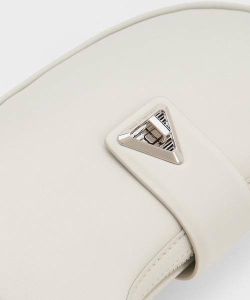 「CHARLES & KEITH」 2WAYバッグ S スミクロ レディース_画像4