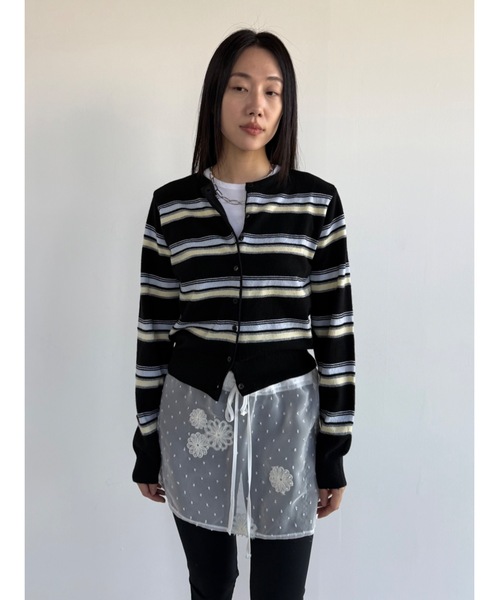 「Didot.showroom」 ニットカーディガン FREE クリーム レディース_画像2