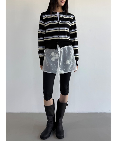 「Didot.showroom」 ニットカーディガン FREE クリーム レディース_画像6